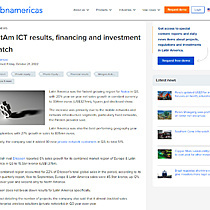 LatAm ICT results, financing and investment watch